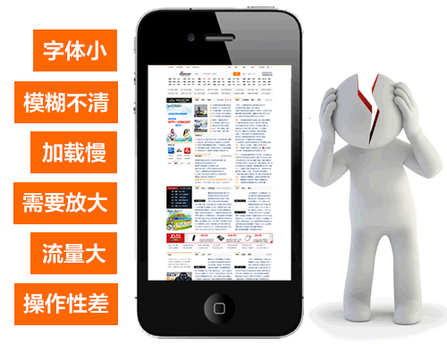 為什么手機(jī)網(wǎng)站的流量很大轉(zhuǎn)化率卻很低